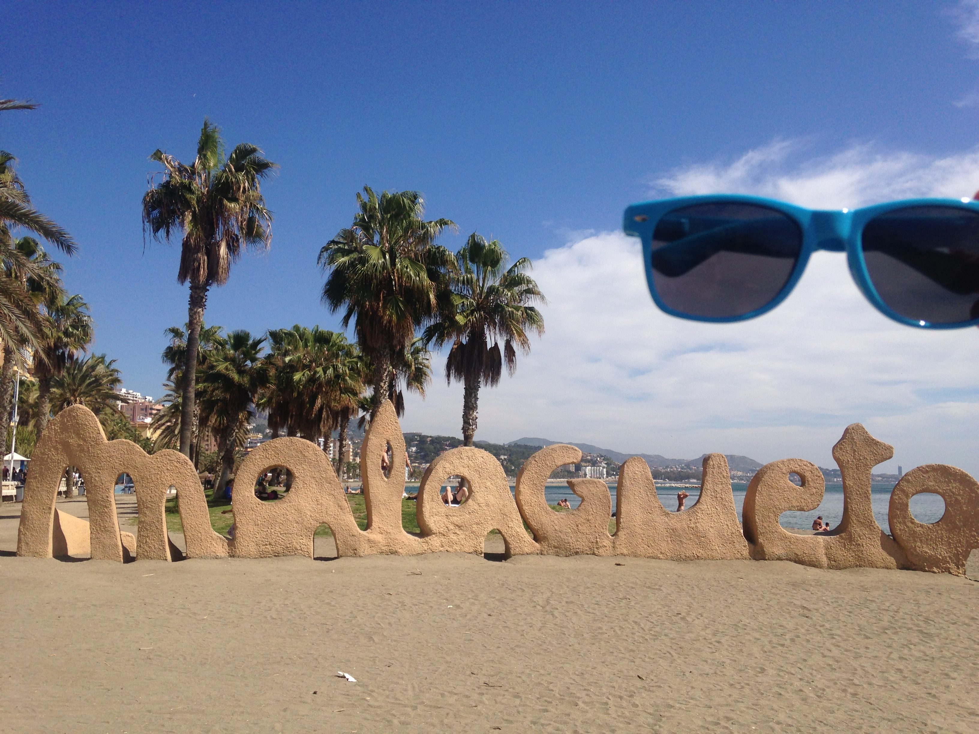 Sun and Sand in Málaga Blue Sunnies